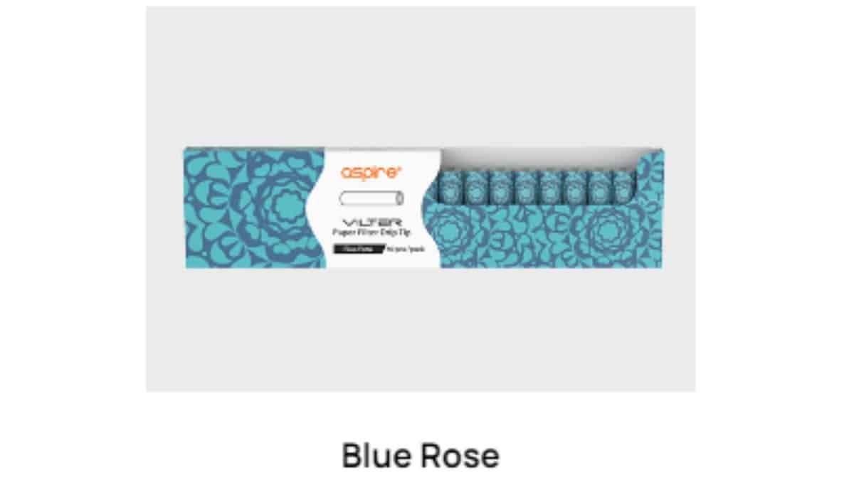 Aspire Vilter Paper Filters - Blue Rose Pack (10 Filters)