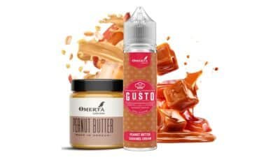 Omerta Gusto - Peanut Butter Caramel Cream 60ml