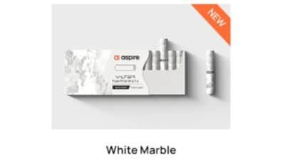 Aspire Vilter Paper Filters - WHITE MARBLE Pack (10 Filters)