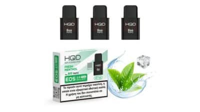 EOS2 POD - FRESH MENTHOL 2400PUFFS (3 PCS)