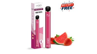 2+1 FREE x HQD Melo Φράουλα – Καρπούζι – Red Star Lush Strawberry-Watermelon 0%
