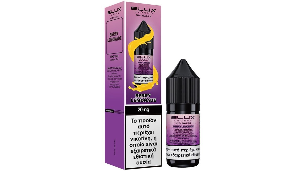 Elux Berry Lemonade Salt 20mg 10ml