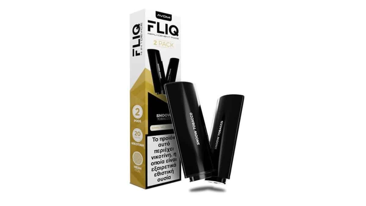 AVOMI FLIQ Snoow Tobacco Prefilled Pod 2ml 20mg (PACK OF 2)