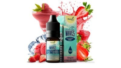 Waves Strawberry Sorbet Salt E-Liquid 10ml 10mg