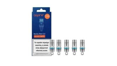 Ανταλλακτική Κεφαλή Aspire Nautilus 1.0 ohm Mesh (13-15W)