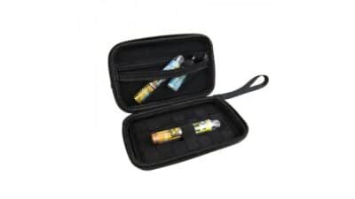 Unikase Carry Pouch 2 (XS) Black Leather- Fumytech