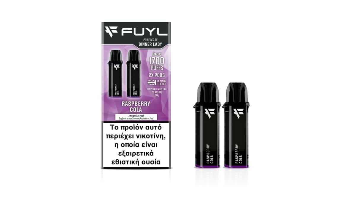 FUYL 2 x PODs 850 RASPBERRY COLA 20mg
