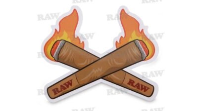 RAW® Sticker  “Crossing Cones”