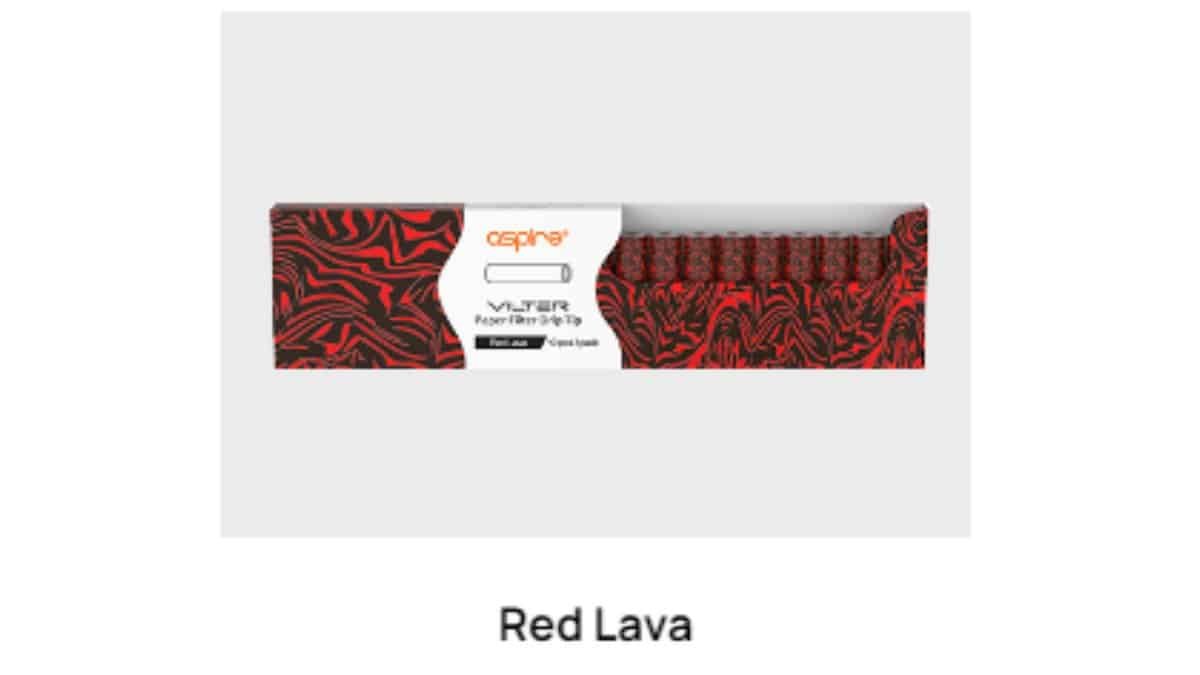 Aspire Vilter Paper Filters - Red Lava Pack (10 Filters)