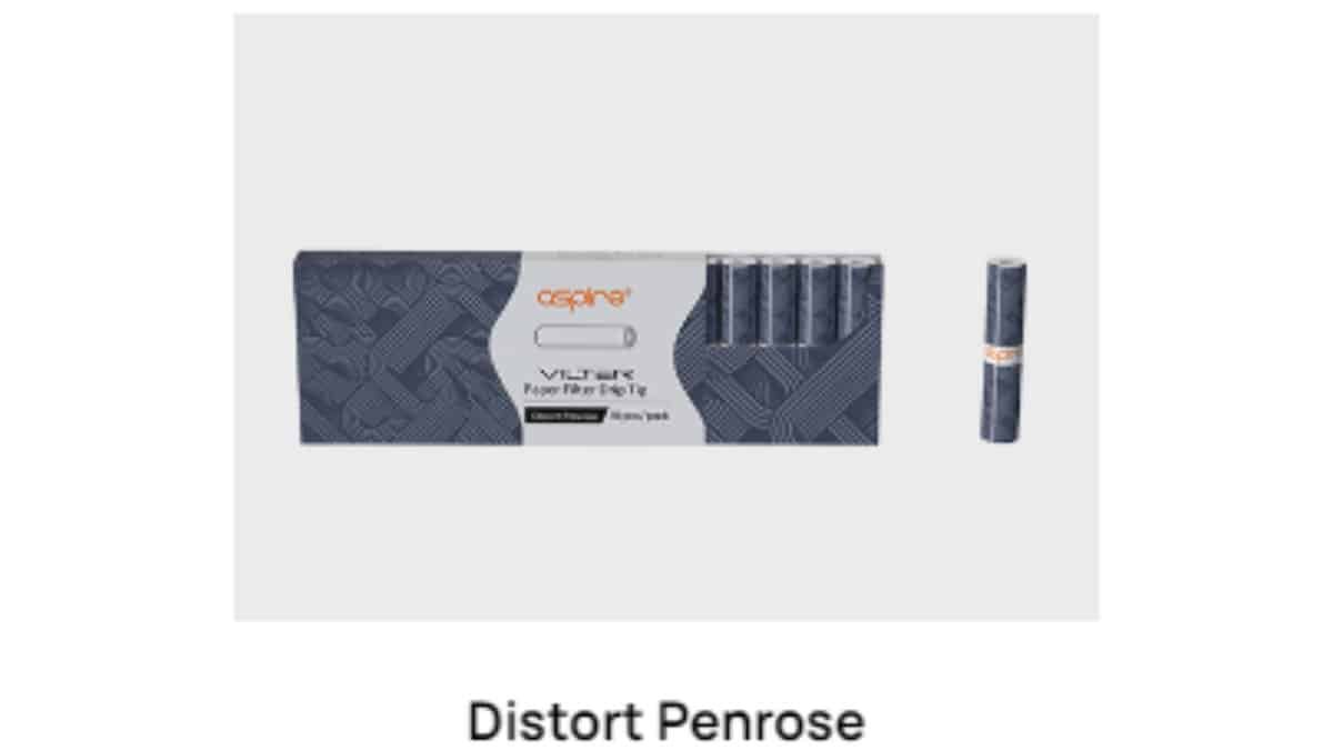 Aspire Vilter Paper Filters - Distort Penrose Pack (10 Filters)