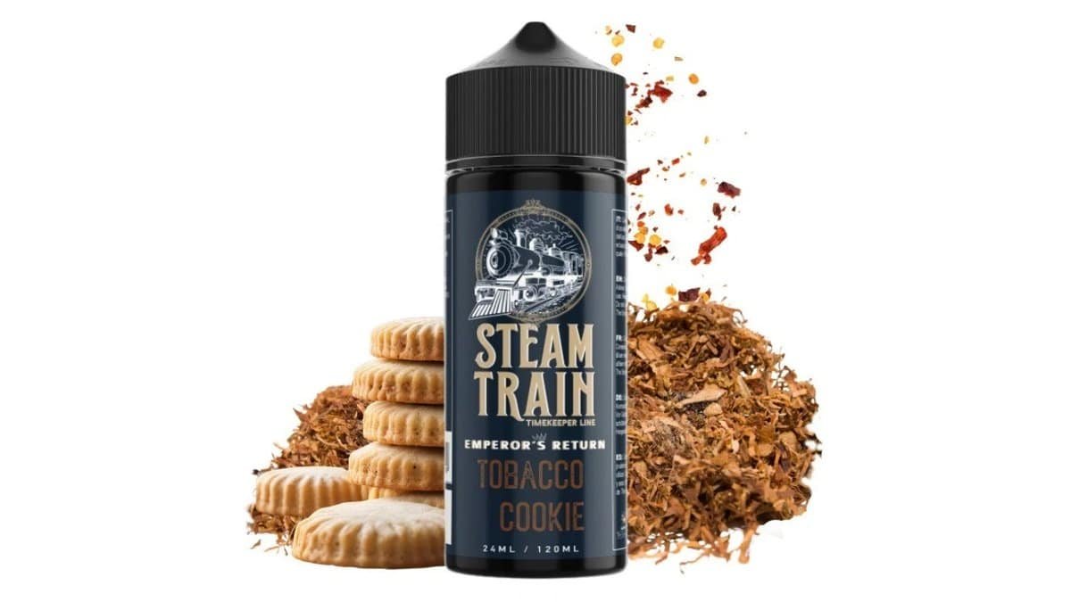 Steam Train Timekeeper Line (Tobacco Cookie) Emperor's Return 24ml/120ml