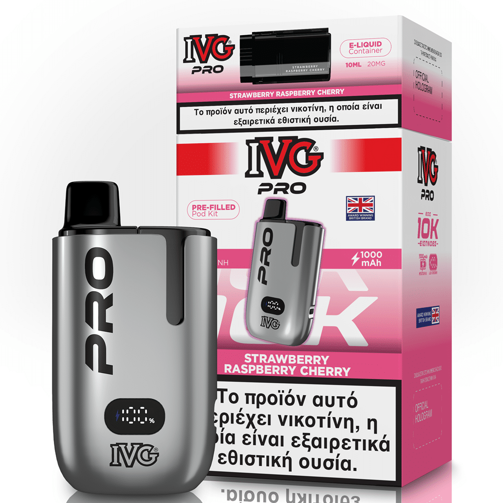 IVG Pro Kit Strawberry Raspberry Cherry 20mg 2ml+10ml